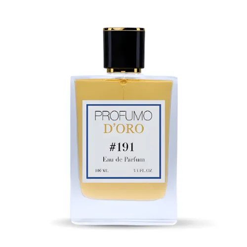 Profumo Doro 191 – edler Flakon mit orientalisch-würzigem Eau de Parfum aus Oud, Weihrauch und Amber für Herren